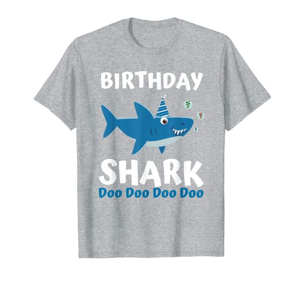 

birthday shark doo doo shirt matching family shirts set t-shirt, White;black