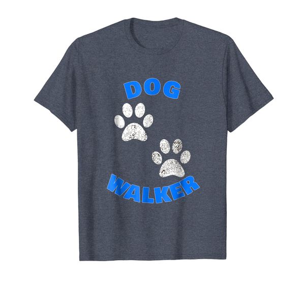 

dog walker t-shirt. great shirt to market your services, White;black