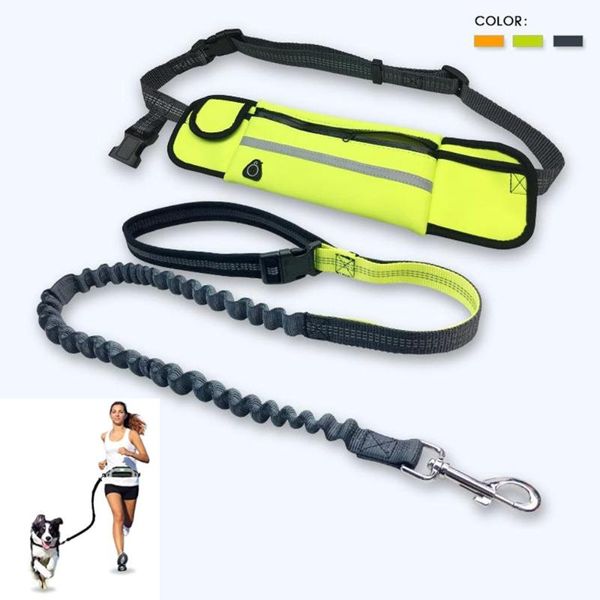 

dog collars & leashes leash running nylon hand y pet products dogs harness collar jogging lead adjustable waist training