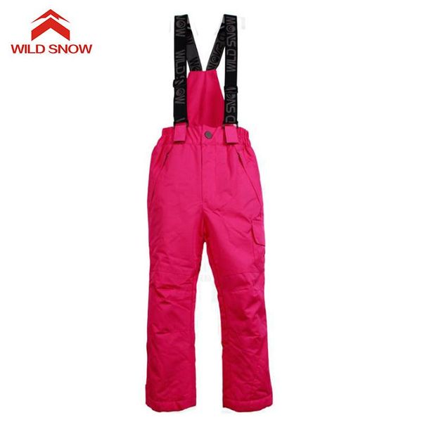 

skiing pants wild snow children outerwear warm ski trousers sporty waterproof windproof boys girls overall