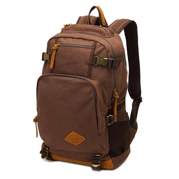 

backpack high quanlity outdoors travel bags vintage canvas zipper computer camping hiking sports