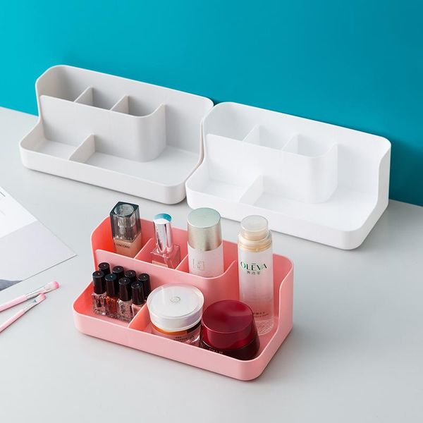 

makeup organizer box jewelry container plastic storage make up case cosmetic office boxes sundries sorting household & bins