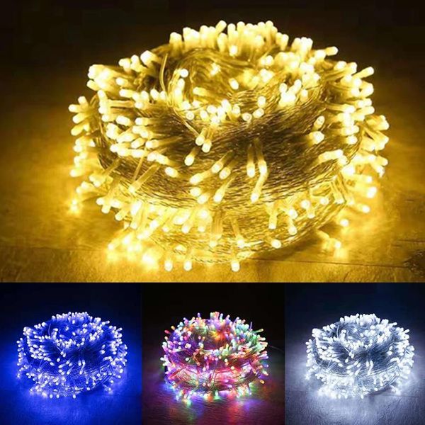 

strings christmas garland lights 10m 20m 30m 50m 100m led string fairy 8 modes light for wedding party holiday