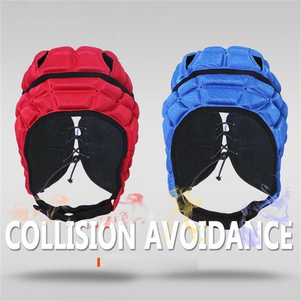 

cycling helmets ise children football helmet rugby soccer goalkeeper headguard anti-collision cap eva sponge shockproof safe protective
