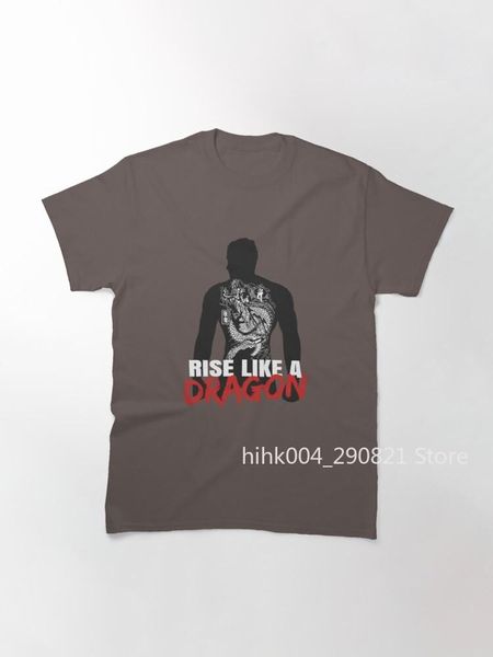 

men's t-shirts rise like a dragon classic t-shirt, White;black