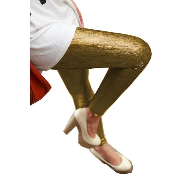 

women's leggings women fashion gold legging plus size s-7xl womens elastic fitness slim push up jeggings workout girls pants, Black