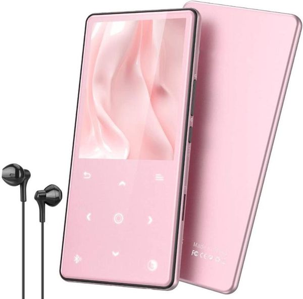 

player with bluetooth speaker touch key built-in 8gb 16gb 128gb hifi metal mini portable walkman radio fm recording mp3 & mp4 players