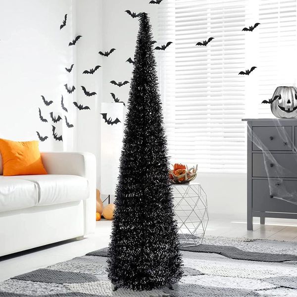 

christmas decorations diy artificial tree decoration halloween black festival home landscape crafts santa year gift ornaments navidad