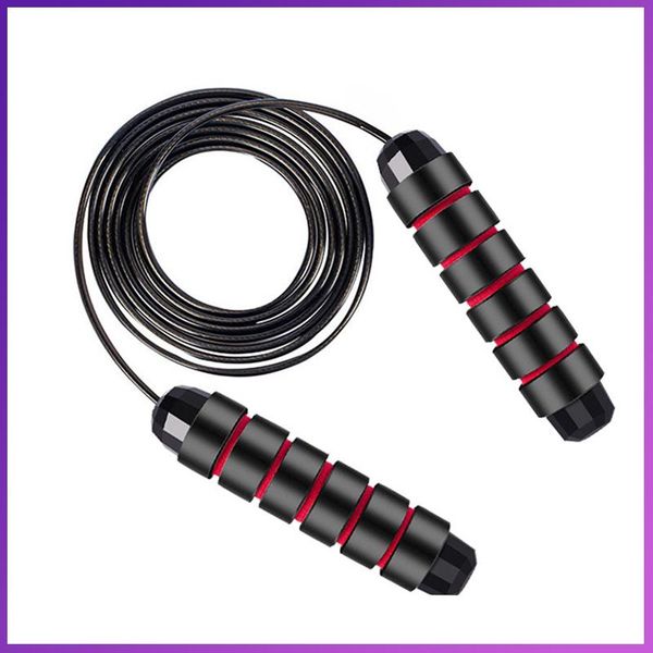 

jump ropes skipping rope pvc gold plated bearing steel wire weight loss body building fitness equipment sport accessories