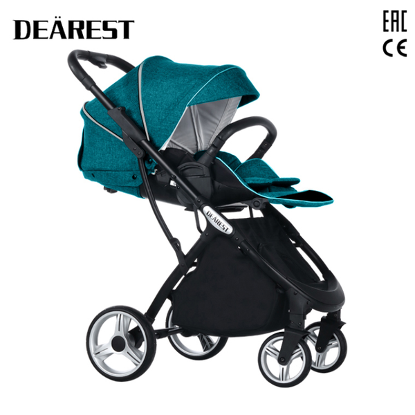 

dearest 1108 baby stroller folding simple buggy four-wheel absorption 2021 strollers#