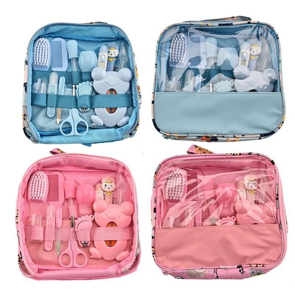 

diaper bags 13pcs baby kids health care set born infant nasal manicure scissors with protable package