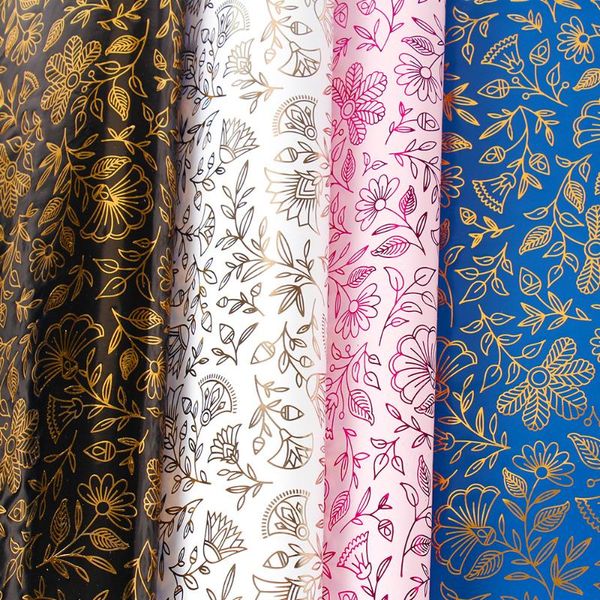 

50x70cm stamping wrapping paper roll for gift box thick wrap festival decor art kraft christmas party material other arts and crafts