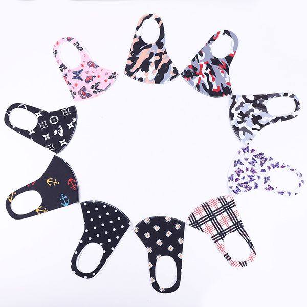 

silk printed star ice washable pattern sunscreen and dustproof breathable mask