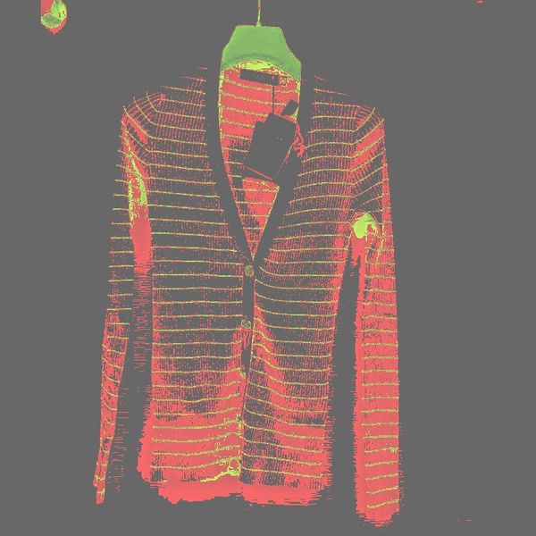 

women's knits & tees cosmicchic long striped cardigan women 2021 knitted sweater sleeve v-neck single breasted cashmere thin slim coat, White