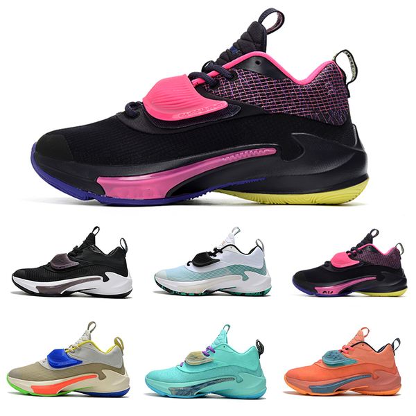 

mens womens youth zoom freak 3s iii basketball shoes ga giannis antetokounmpos black purple orange freaks primary project 34 aqua sneakers