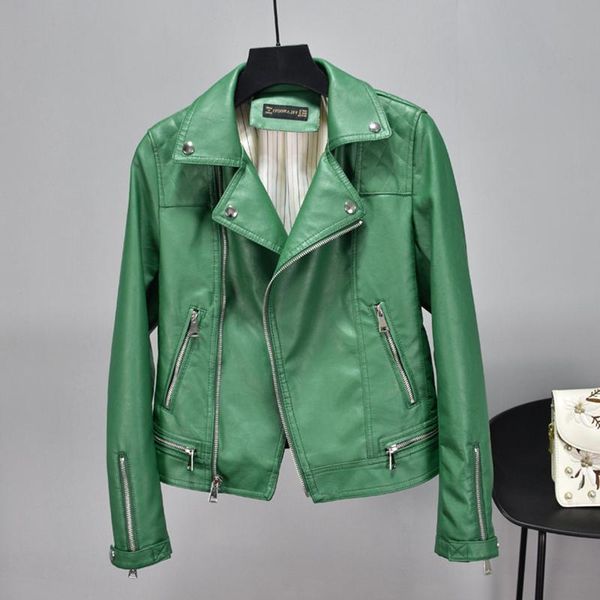 

women's leather & faux jacket plus size coat velvet black moto biker zipper winter slim