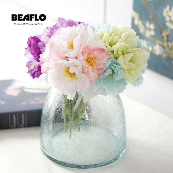 

decorative flowers & wreaths 1 bouquet fresh artificial rosemary 7 heads romantic diy fake silk flower floral for wedding party home decorat