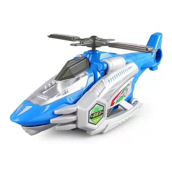 

one-click toy auto transform plane plastic model music light boy amazing gift children's toys drones