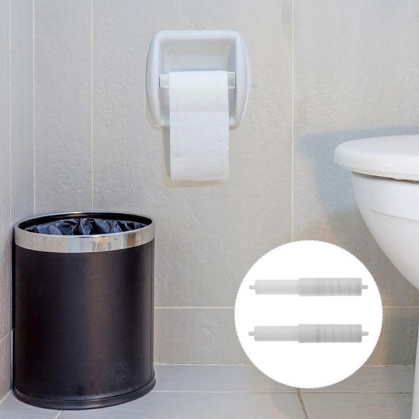 

toilet paper holders 2 pcs rollers tissue box shaft core spring retractable reel
