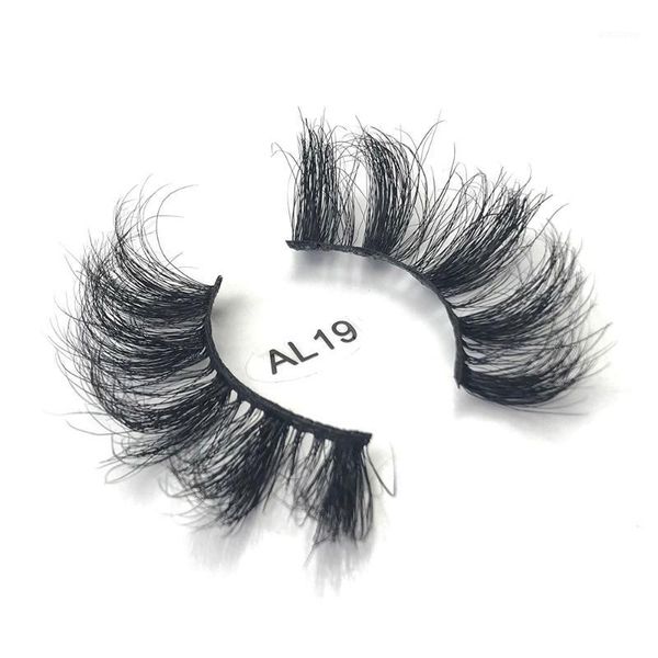 

mink eyelashes 25-30mm lashes fluffy 3d curly makeup dramatic long natural wholesale eyelash extension false1