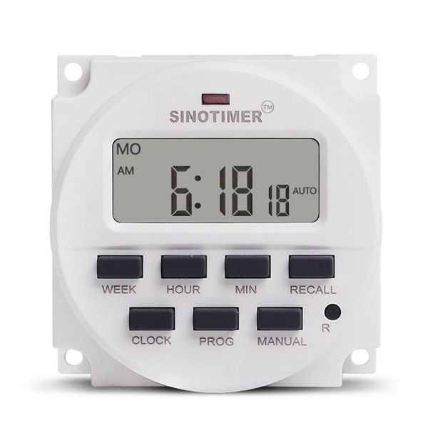 

counters 5v 12v 220v digital timer switch 7 days weekly programmable time relay programmer built-in rechargeable battery