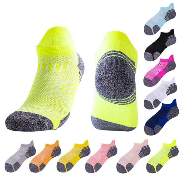 

men's socks quick-drying men sports run breathable comfortable sweat-absorbent and anti-friction colorful fitness outdoor short sock, Black