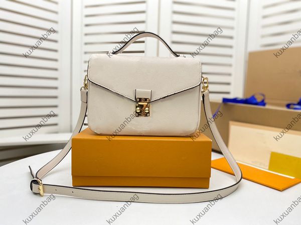 

fashion women's handbags original brand luxury designer bags classic embossed grain leather shoulder bag postman bag