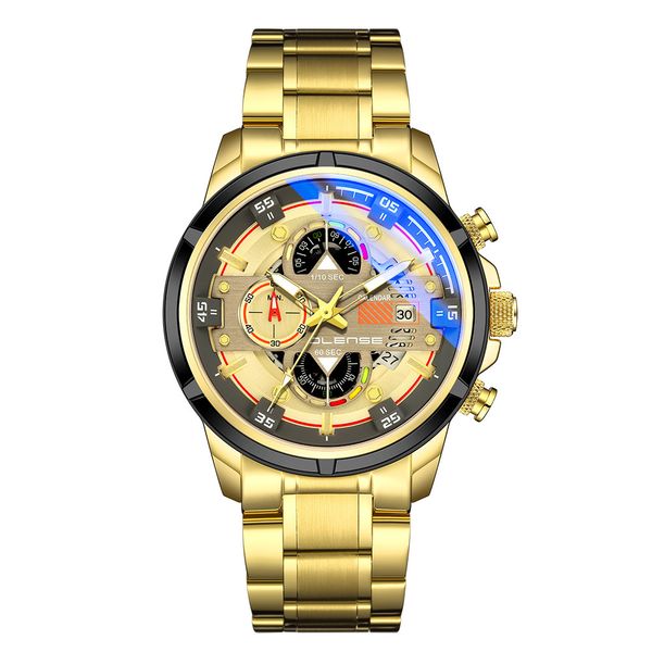 

new style mechanical watches luxury men's fashion all-match very atmospheric, Silver