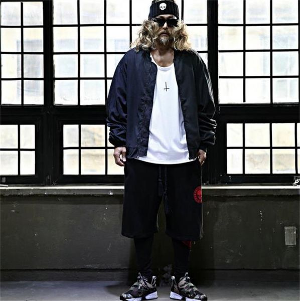 

men's jackets zipper jacket south korea fashion brand solid color fold autumn loose casual coat, Black;brown