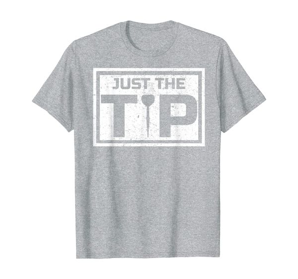 

mens darts shirt just the tip dart player father's day gift, White;black