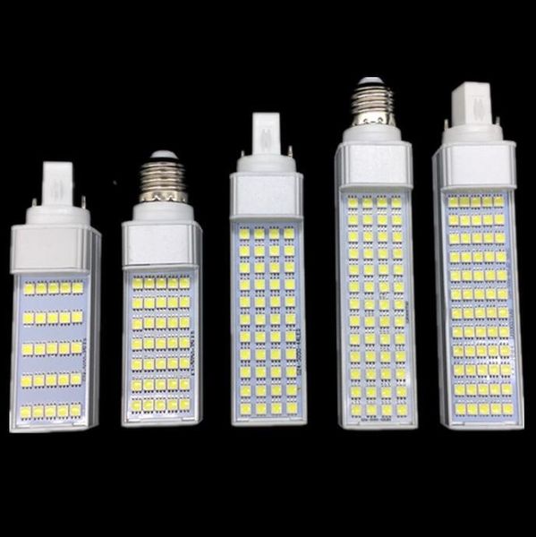 

bulbs 5w 7w 9w 11w 13w 15w e27 g23 g24 led horizontal plug light spotlight bulb lamp smd ac85-265v white/warm white