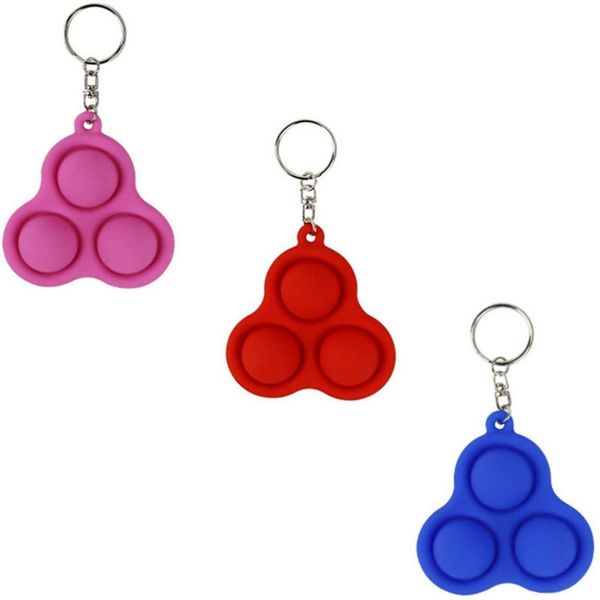 

finger bubble music deratization pioneer silicone decompression keychain boring vent toys