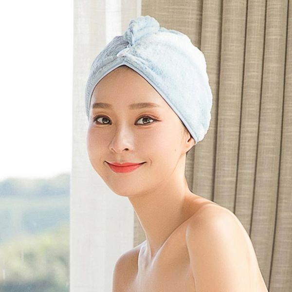 

towel hair drying ultra absorbent convenience quick dry turban wrap for women wet