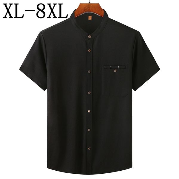 

men's t-shirts loose short sleeve men's t-shirt, large size comfortable clothing, 8xl, 7xl, 6xl, summer fashion, White;black