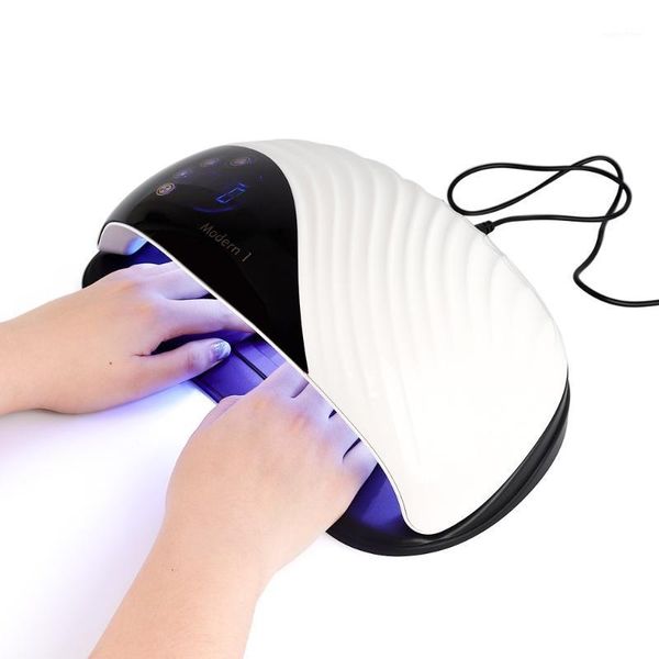

led nail dryers 84w smart sensor lamp adjustable fan fast drying gel ice curing for manicure pedicure machine1