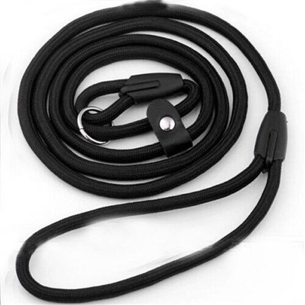 

dog collars & leashes 0.6*130cm useful dogs pet collar traction rope supplies harness adjustable woven chain leash 2021