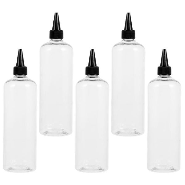 

storage bottles & jars 5pcs multipurpose squeeze pointed mouth refillable sub bottle