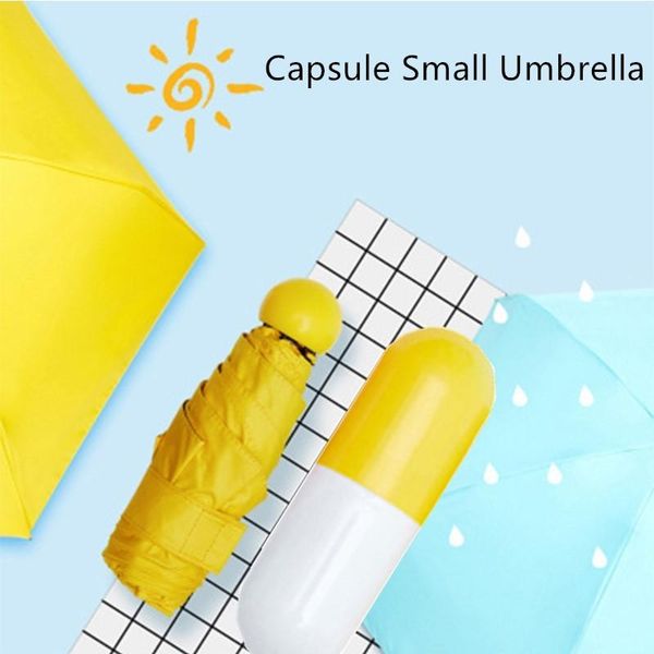 

umbrellas 4 colors folding umbrella pocket parasol rain anti-uv portable travel sunny rainy day with package