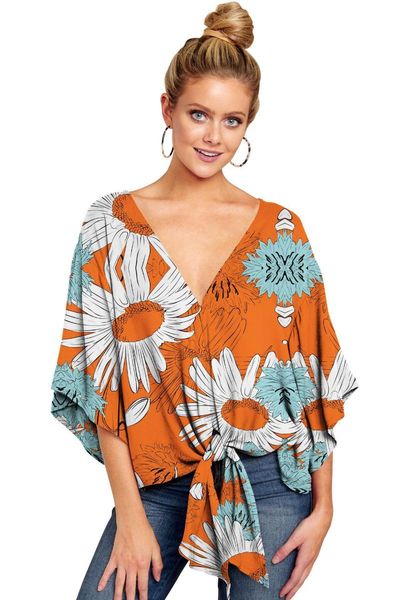 

fashion v-neck batwing sleeve tee woman casual european style t shirt female plus size tshirt woma women's t-shirt, White