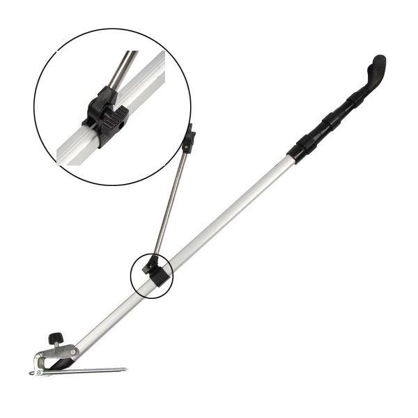 

fishing rod support 2.1 m stainless steel bracket floor outlet tackle boat rods