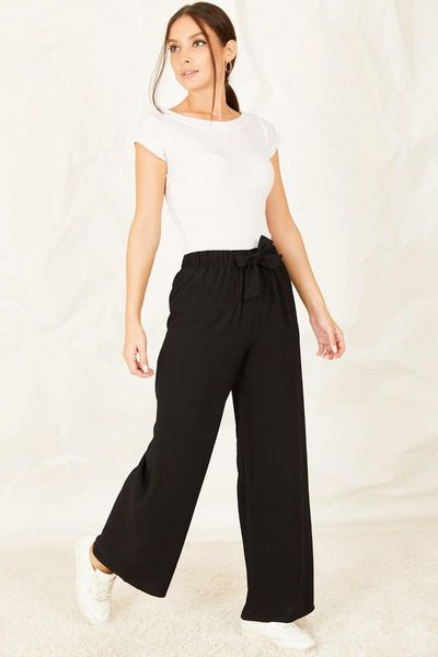 

armonika women beli wheel baggy pants arm-21k042011 women's & capris, Black;white