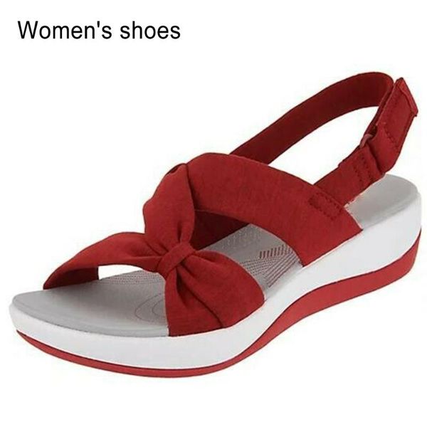 

sandals light star super stellar women's sandal summer beach shoes buckle design thick sole -mx8, Black
