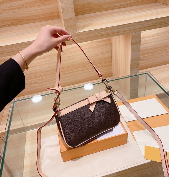 

female handbag totes designer classic style letter printing diagonal shoulder bag fashion matching bow pattern mahjong bags wf2104202