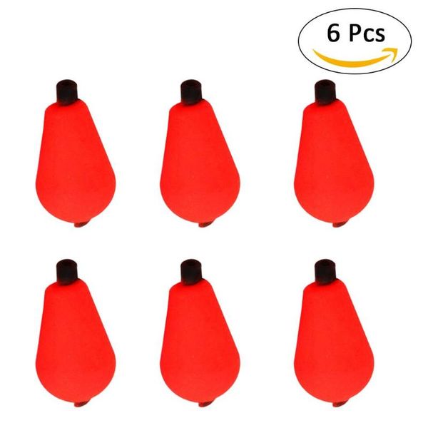 

fishing accessories style 6 pcs/set float drop shaped foam strike indicator buoy