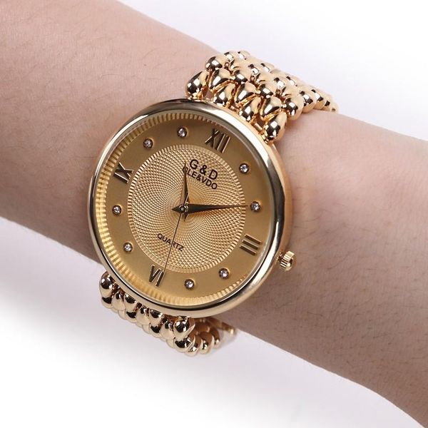 

ladies quartz wristwatch women dress watches wristwatches, Slivery;brown