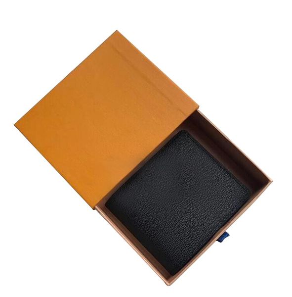 

2021 mens luxury pu leather wallet card black purse billfold plaid pattern women pures high-end luxurys designers wallets with box b01, Red;black