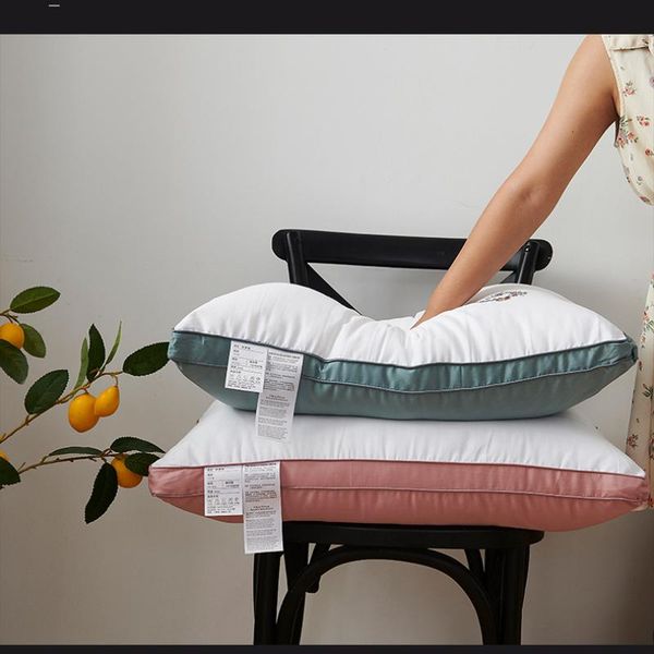 

pillow home textile el pure cotton neck 48x74 washable sleep bedding