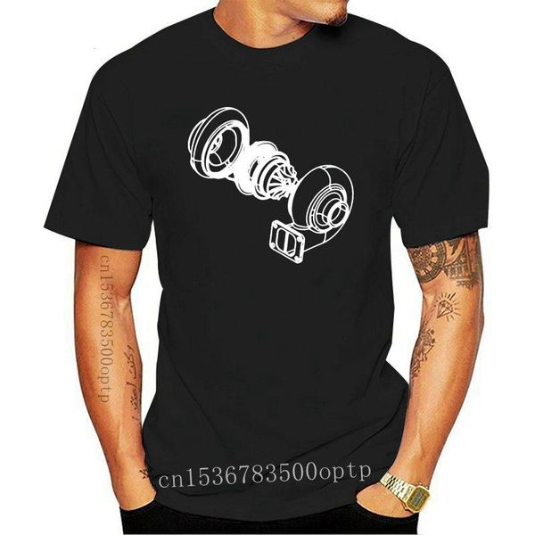 

exploded turbo car t shirt men's clothing crew neck tee print youth t-shirts plus size, White;black