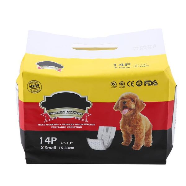 

dog apparel pet xs male puppy belly wraps diaper nappy sanitary physiological pants diapers