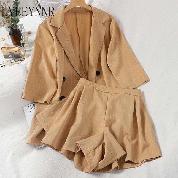

women two piece set notched collar short sleeve blazer high waist shorts arrival stylish suits outfits ropa mujer women's tracksuits, Gray